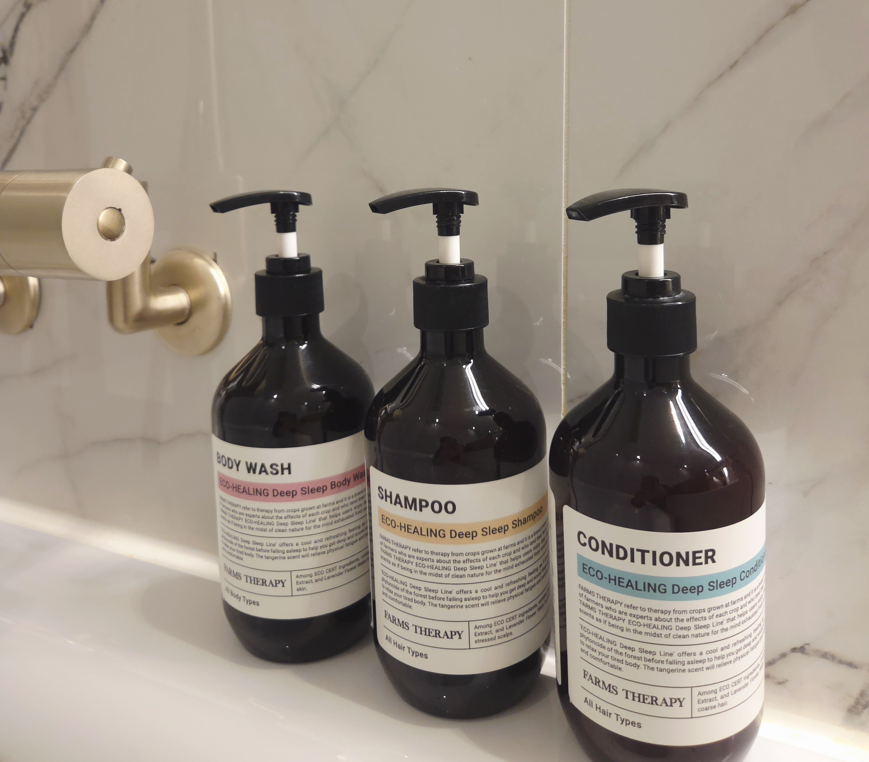 Amenities bottles